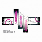 Handmade Modern Abstract Art Oil Painting #Pink Handmade Modern Abstract Art Oil Painting #Pink